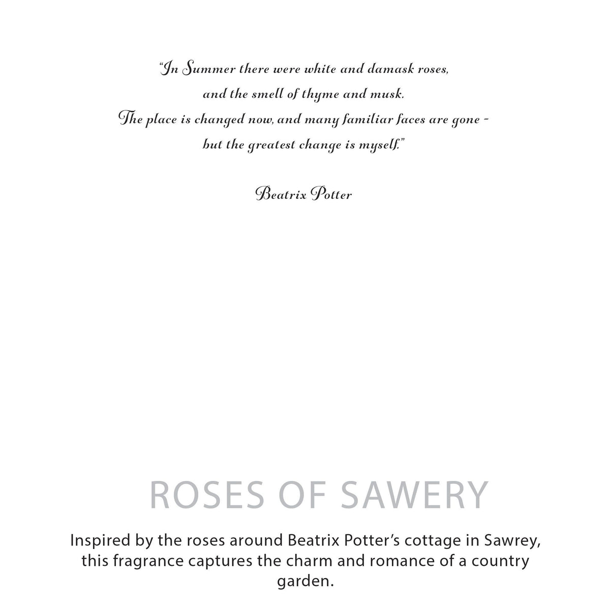 Bougie botanique en cire de soja – Roses de Sawrey – Agnes + Cat