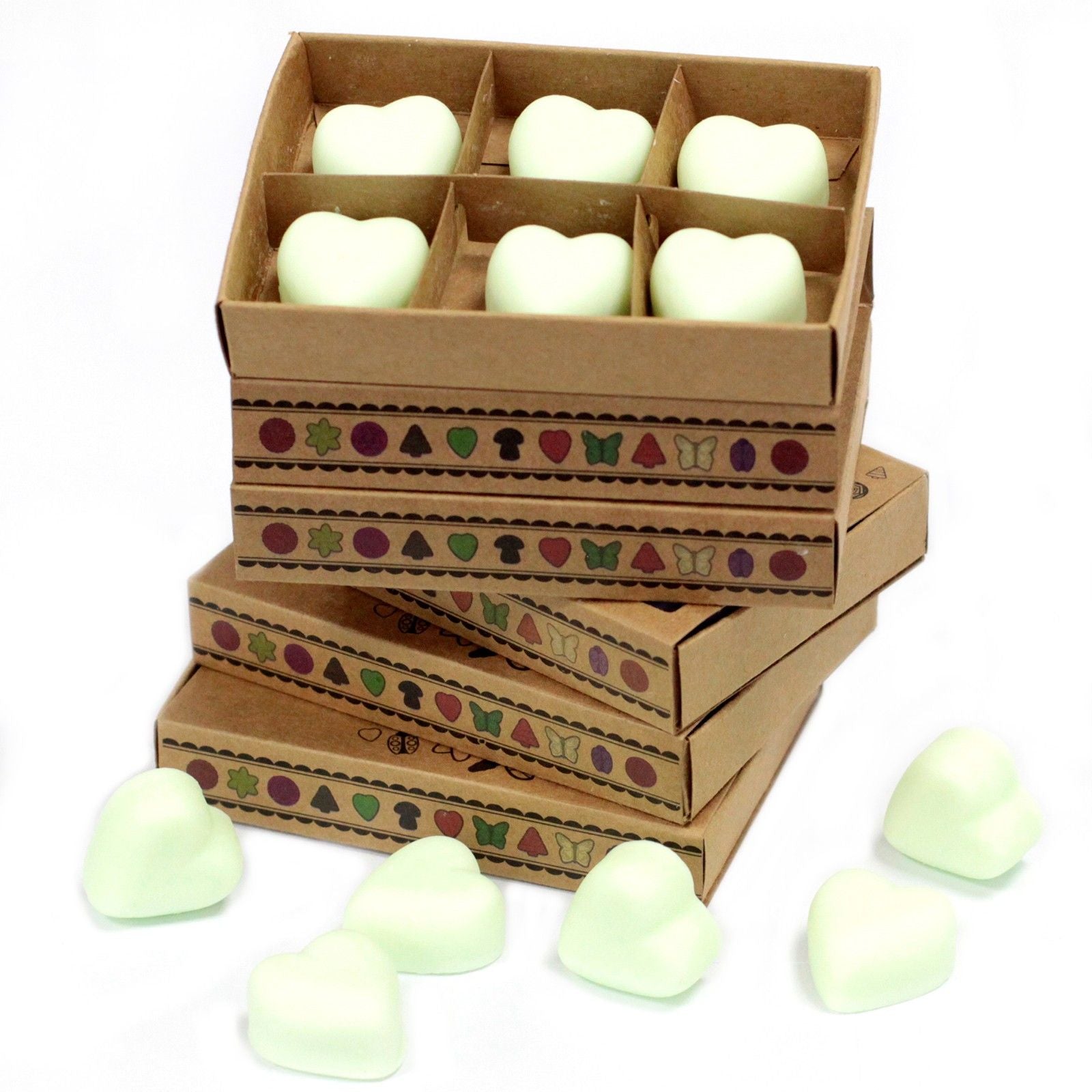 Boîte de 6 cires de soja - Menthe et Menthol