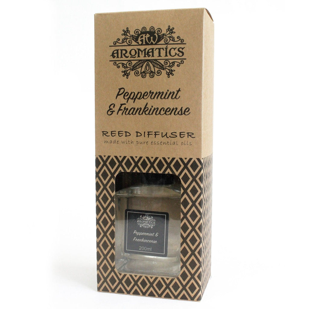 Diffuseur à bâtonnets aux huiles essentielles - Menthe et encens