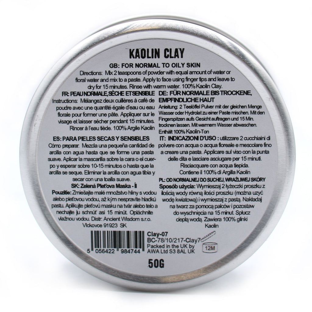 Argile kaolin 50 g