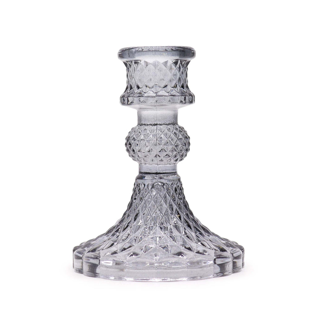 Bougeoir de table vintage - Gris nuit