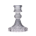 Bougeoir de table vintage - Gris nuit