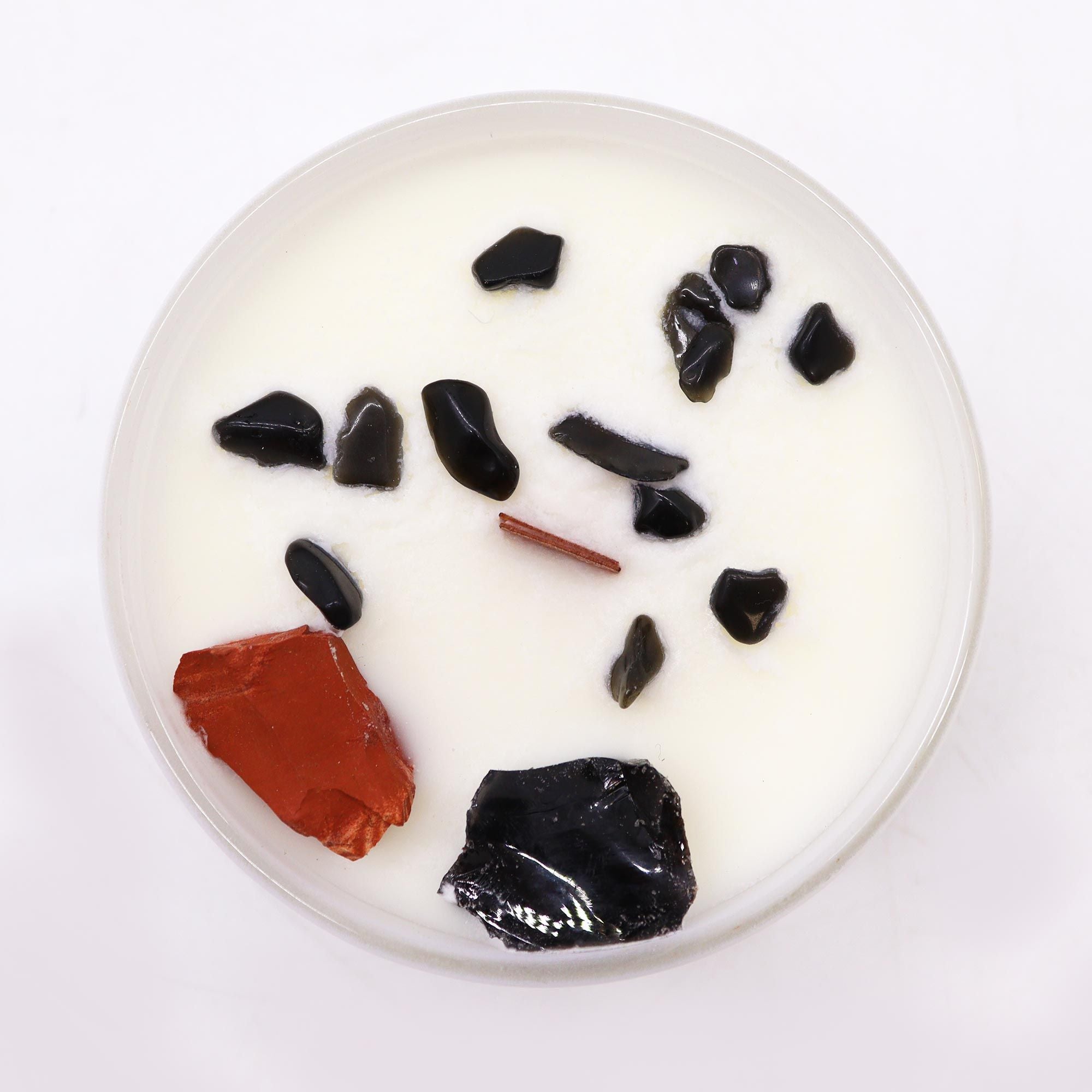 Bougies de cristal Chakra - Chakra racine