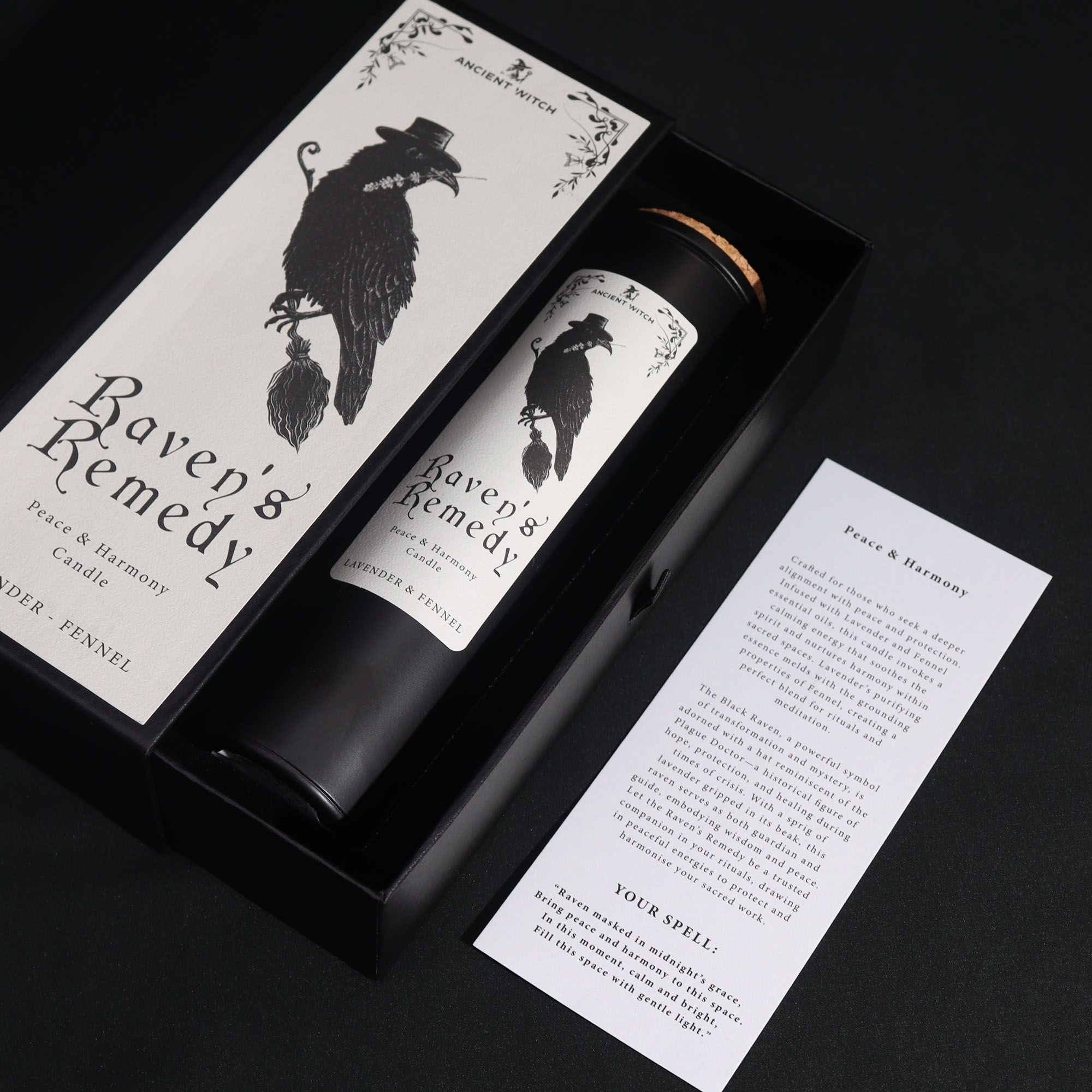 Bougies purificatrices des anciennes sorcières - Remède des corbeaux
