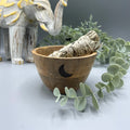 Bol en bois pour offrandes et rituels - Trois Lunes - 11 x 7 cm