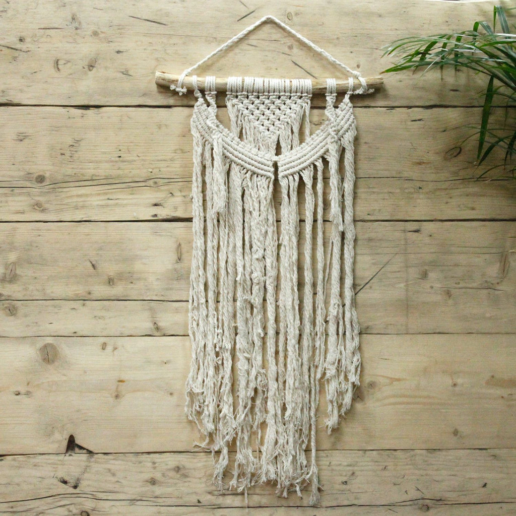 Tapisserie en macramé - Force de la nature