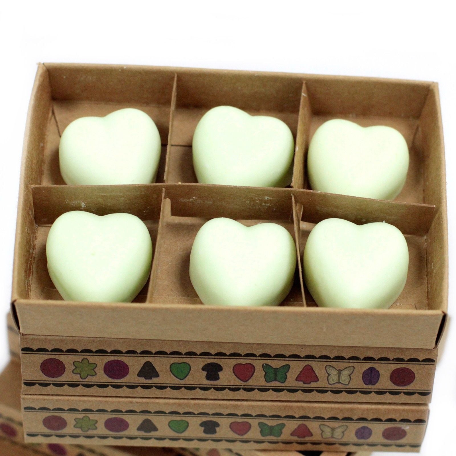 Boîte de 6 cires de soja - Menthe et Menthol