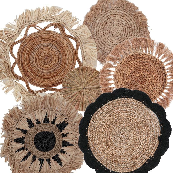 Ensemble de six tableaux de nature - Collection Kribo