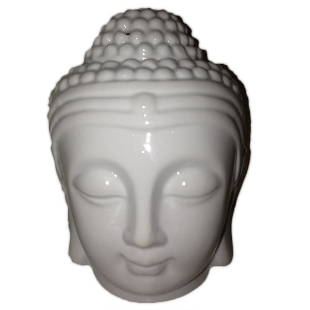 Brûleur de parfum - Bouddha blanc