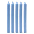 Bougies en vrac de couleur unie - Bleu marine rustique - Lot de 10