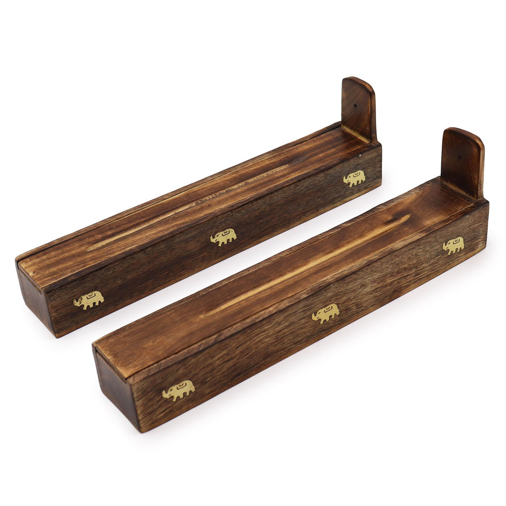 Boîte d'encens en bois de manguier - Assortiment
