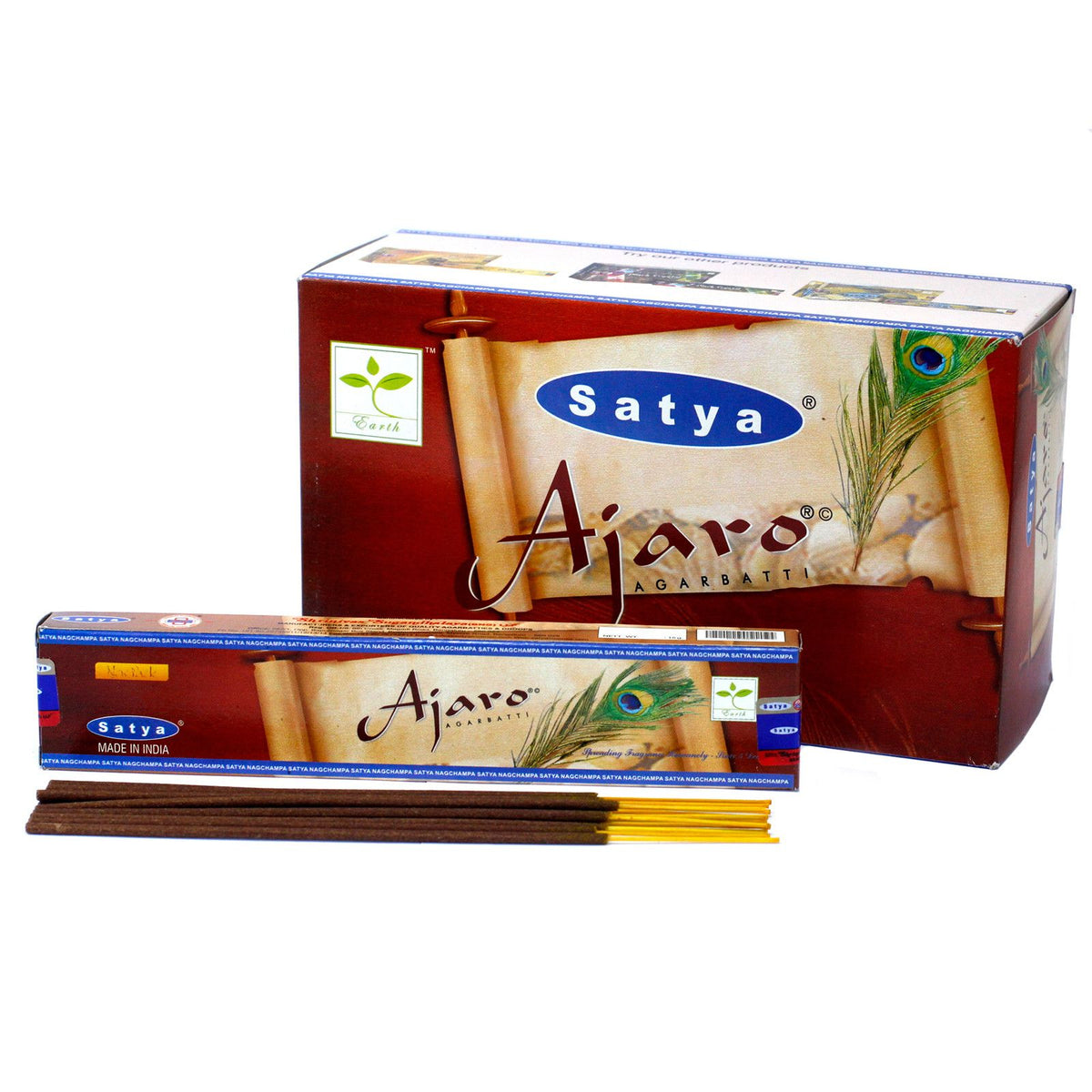 Bâtonnets d'encens Satya 15 g - Ajaro