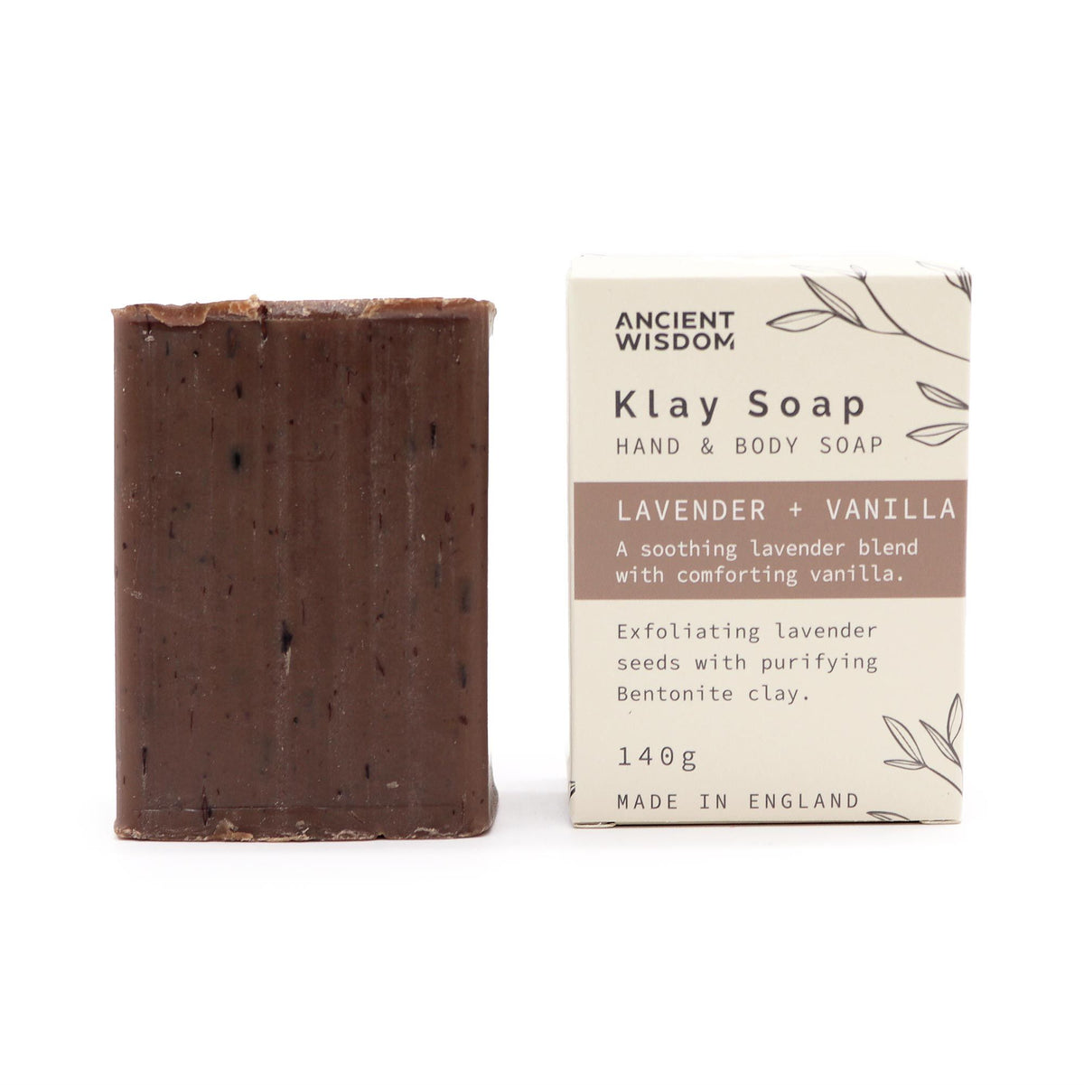 Savon à l'argile - Lavande et vanille
