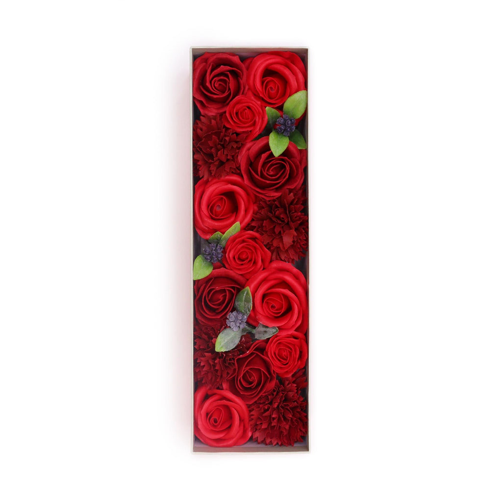 Boîte longue - Roses rouges classiques