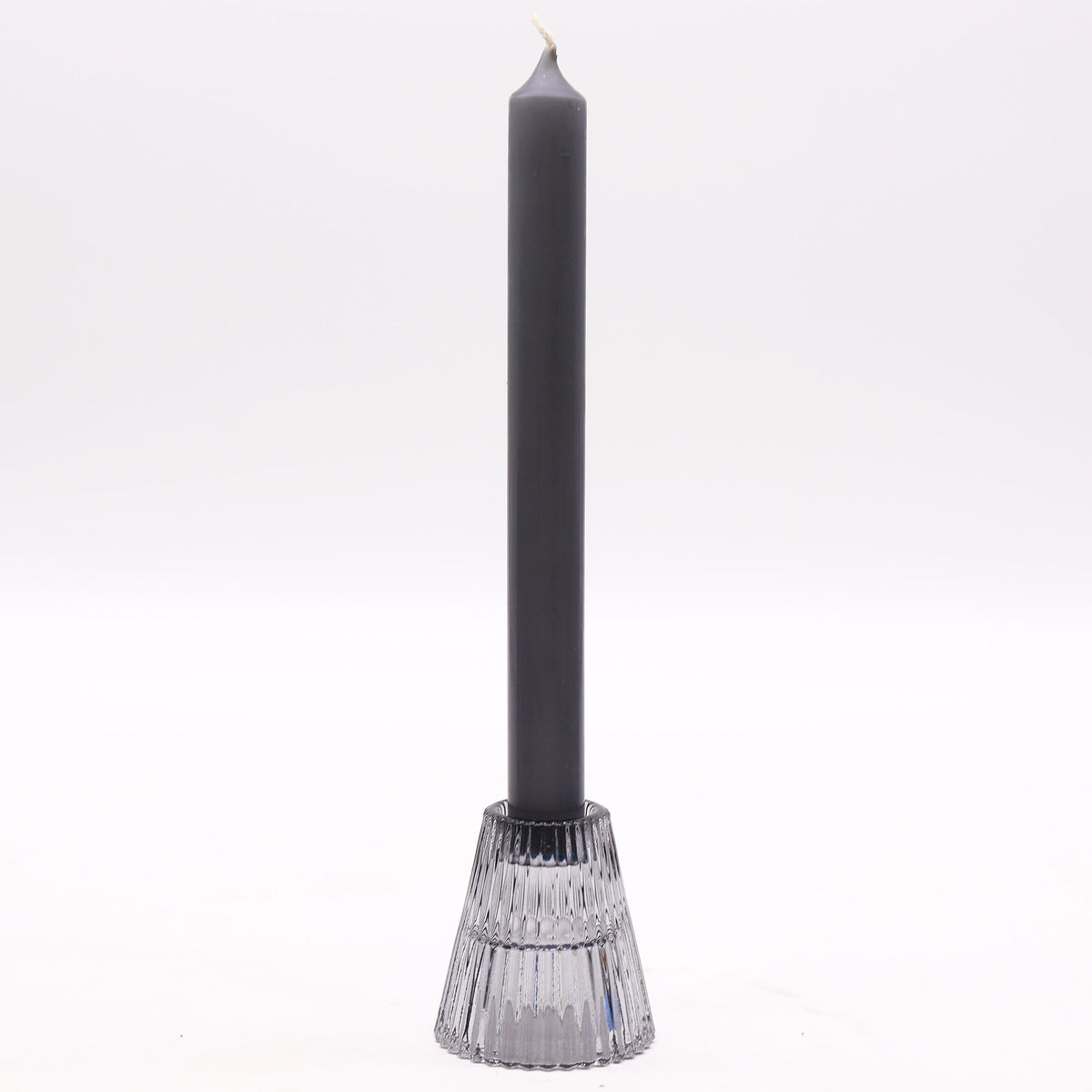 Porte-bougie réversible pour table/thé - Gris nuit