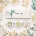 Coffret cadeau de galets de bain effervescents – Baies et figue – Agnes + Cat