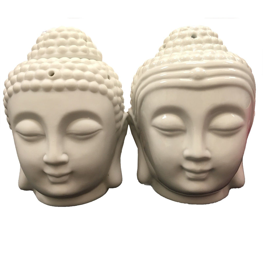 Brûleur de parfum - Bouddha blanc