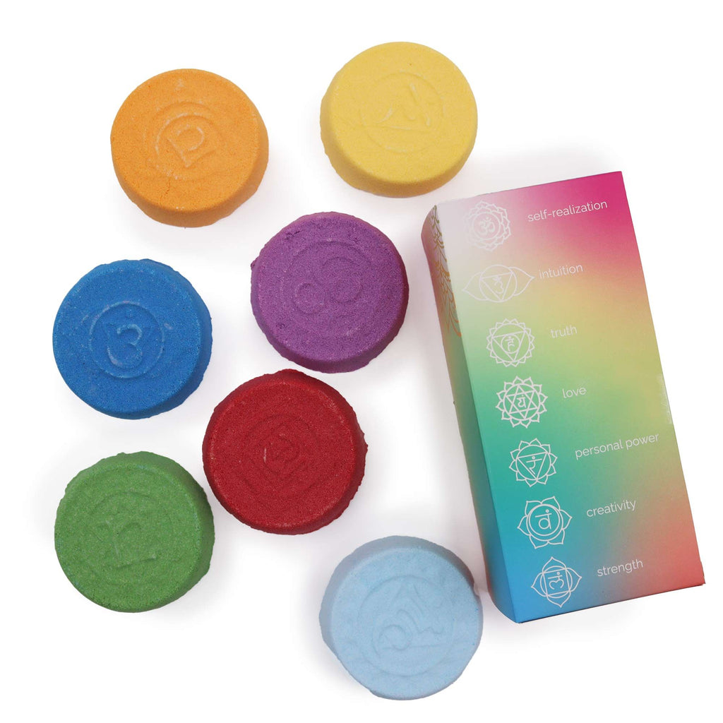 Bombes de bain Chakra - Grande boîte - Harmonie des chakras et éclat intérieur