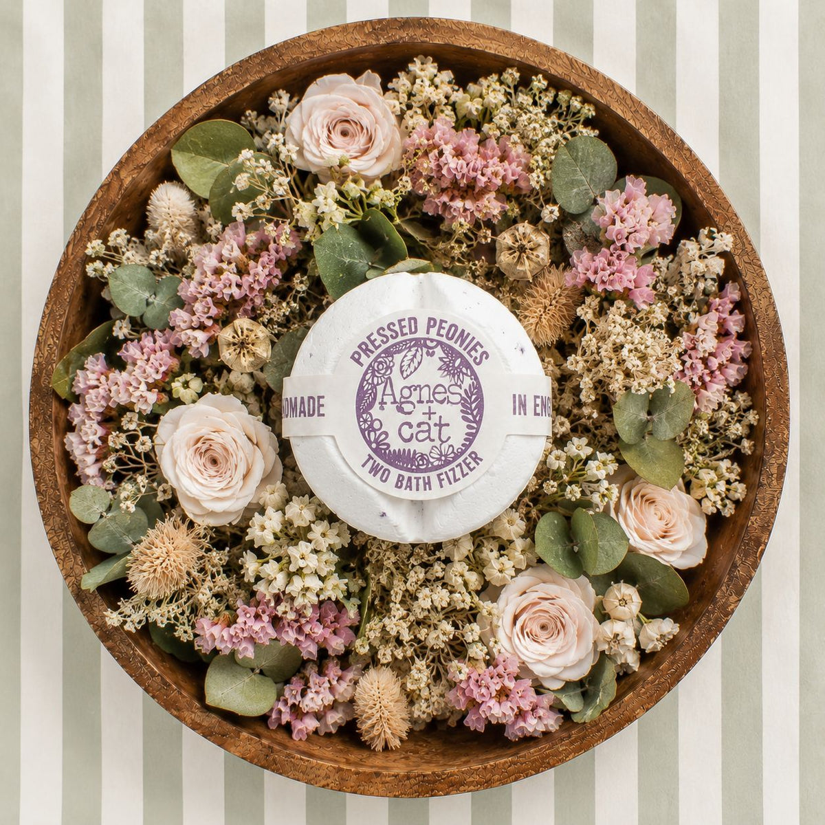 Coffret cadeau de galets de bain effervescents – Jardin secret – Agnes + Cat