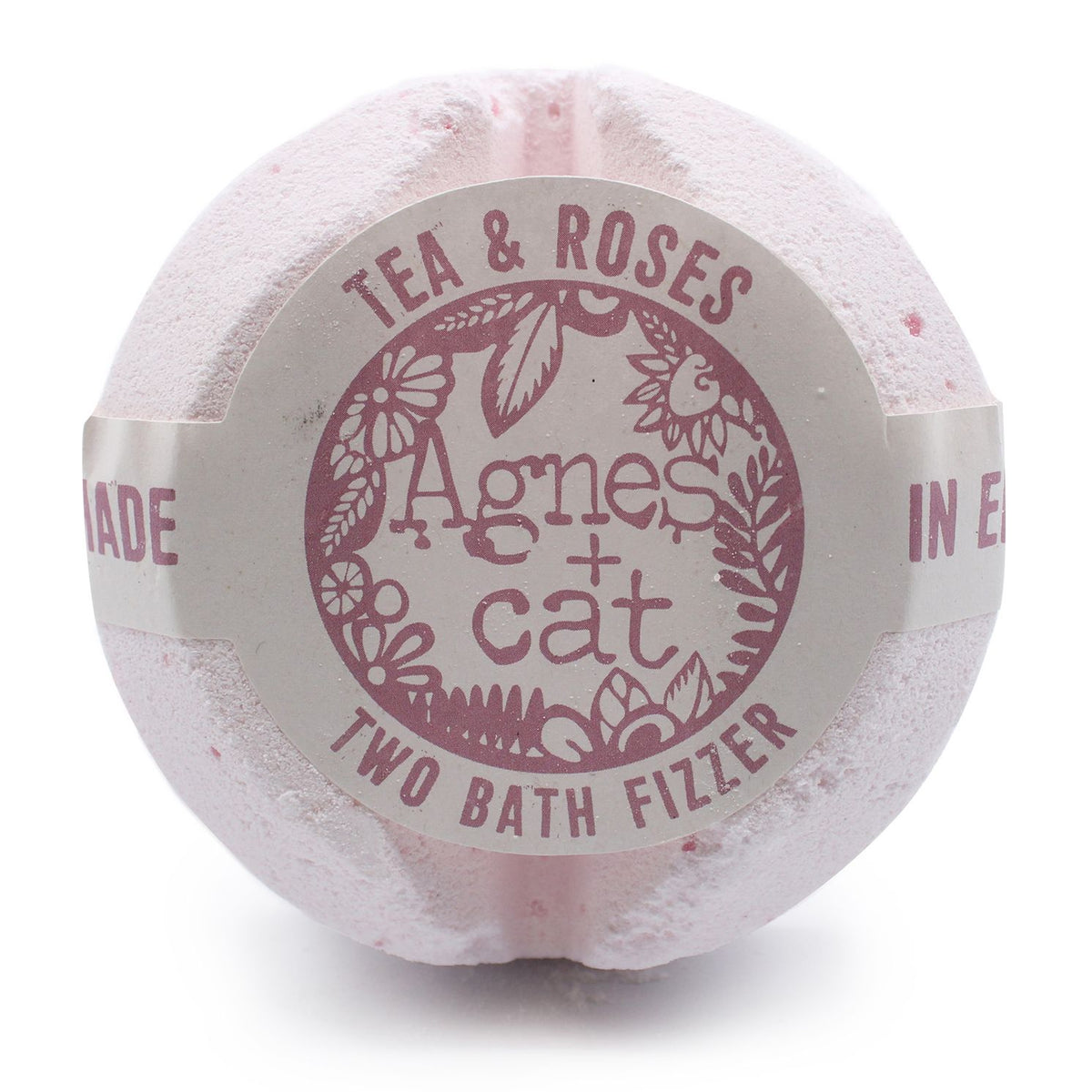 Galet de bain effervescent – Thé et roses – Agnes + Cat