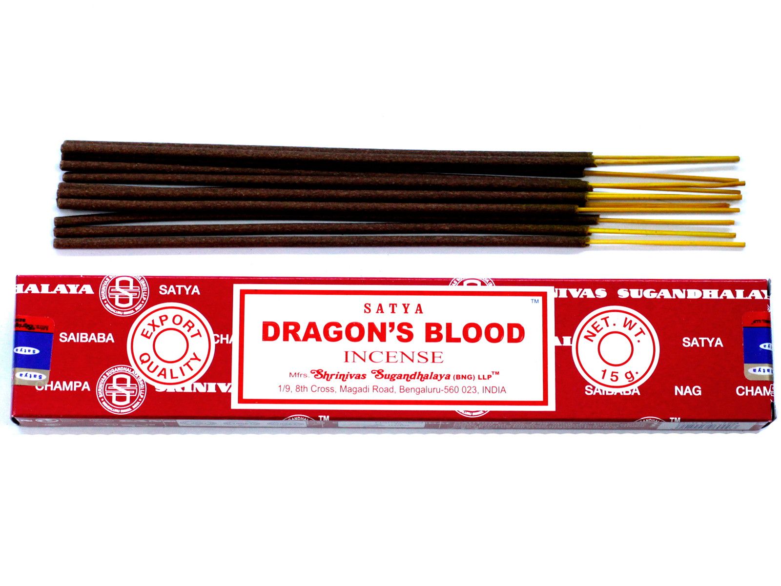 Bâtonnets d'encens Satya 15 g - Sang de Dragon