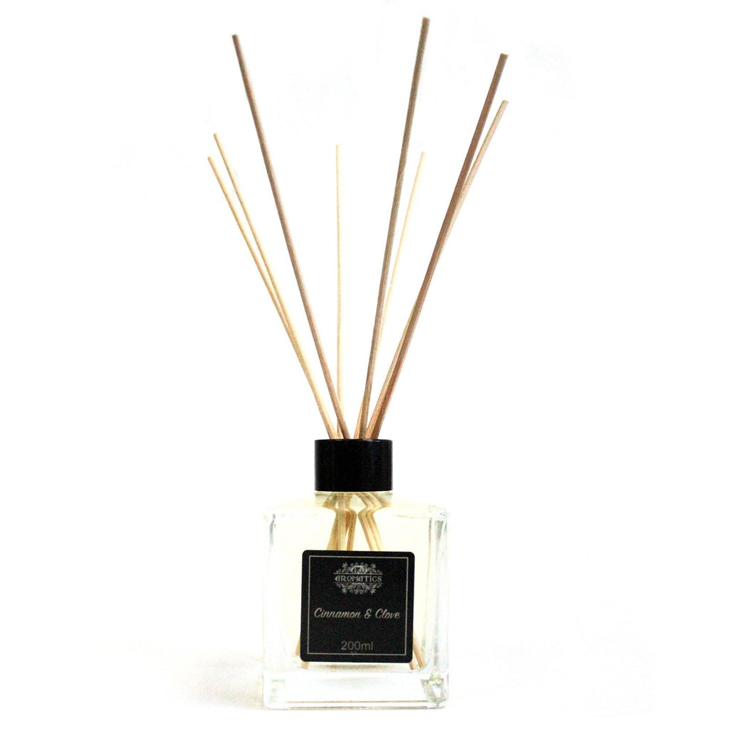 Diffuseur à bâtonnets aux huiles essentielles - Cannelle et clou de girofle