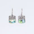 Boucles d'oreilles en coquillage et argent - Libellule - Ormeau