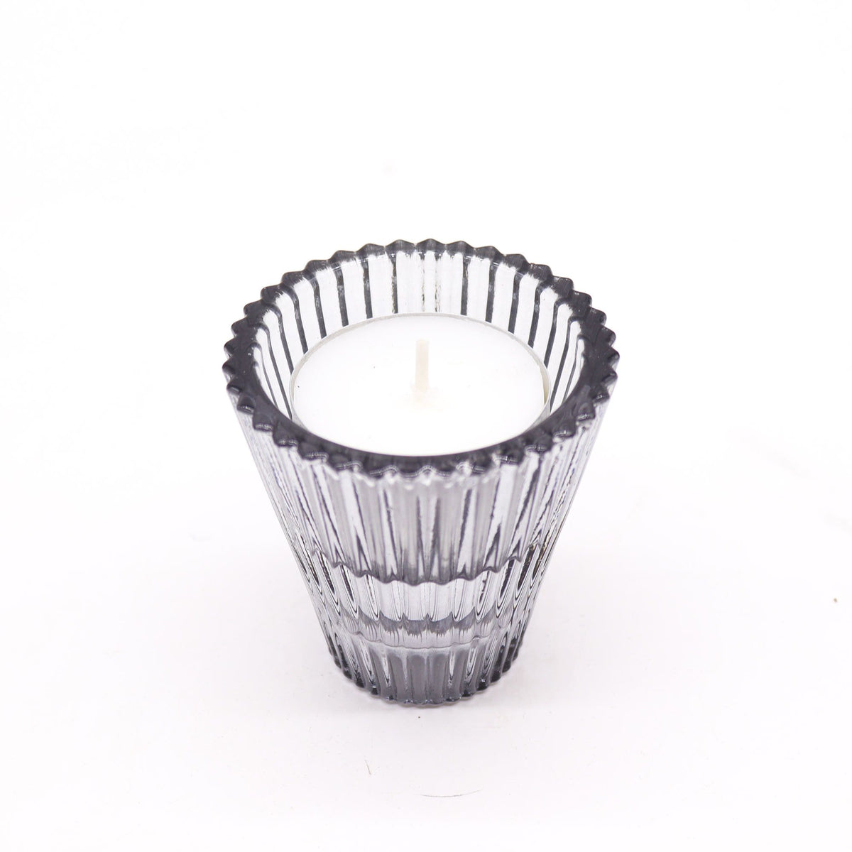Porte-bougie réversible pour table/thé - Gris nuit