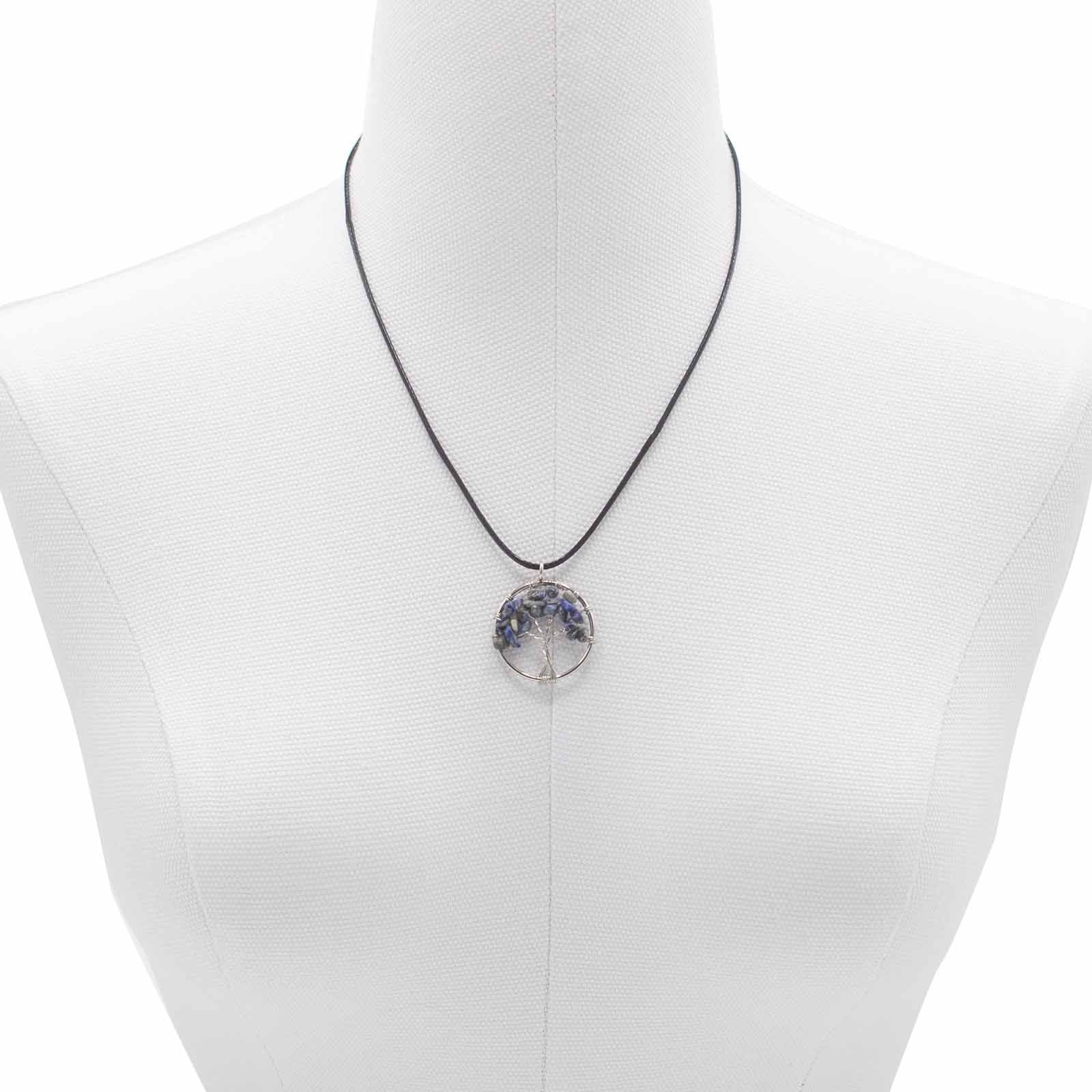 Pendentif Arbre de Vie - Sodalite