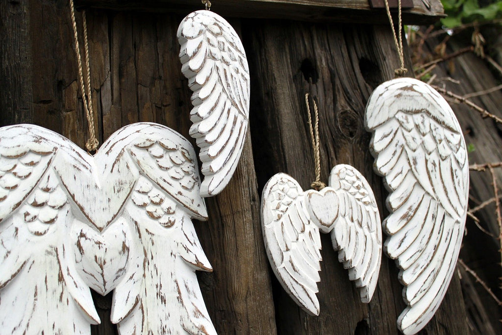 Aile d'ange faite à la main - 30 cm