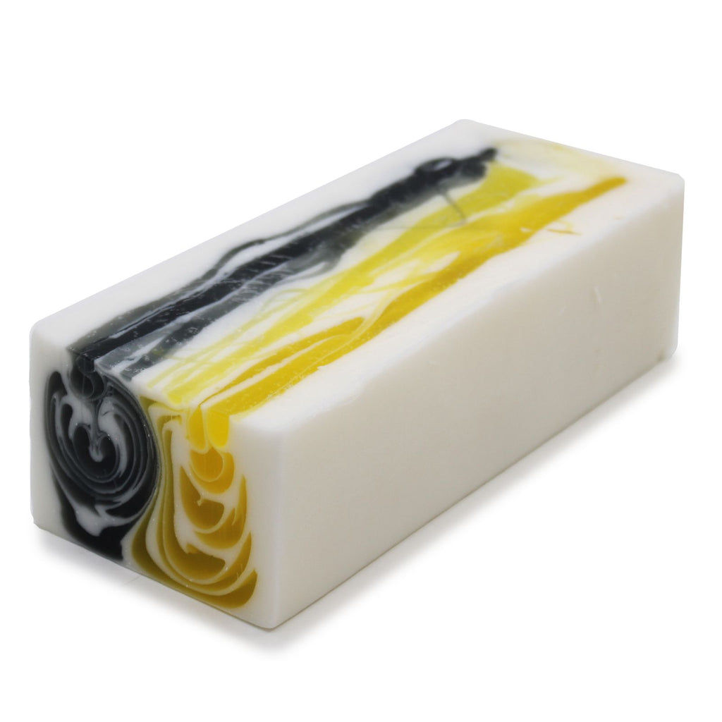 Savon artisanal 1,2 kg - Jour et Nuit - Jaune et Noir