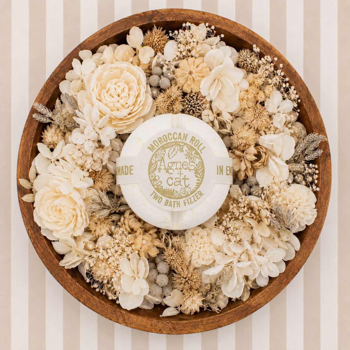 Coffret cadeau de galets de bain effervescents – Jardin secret – Agnes + Cat