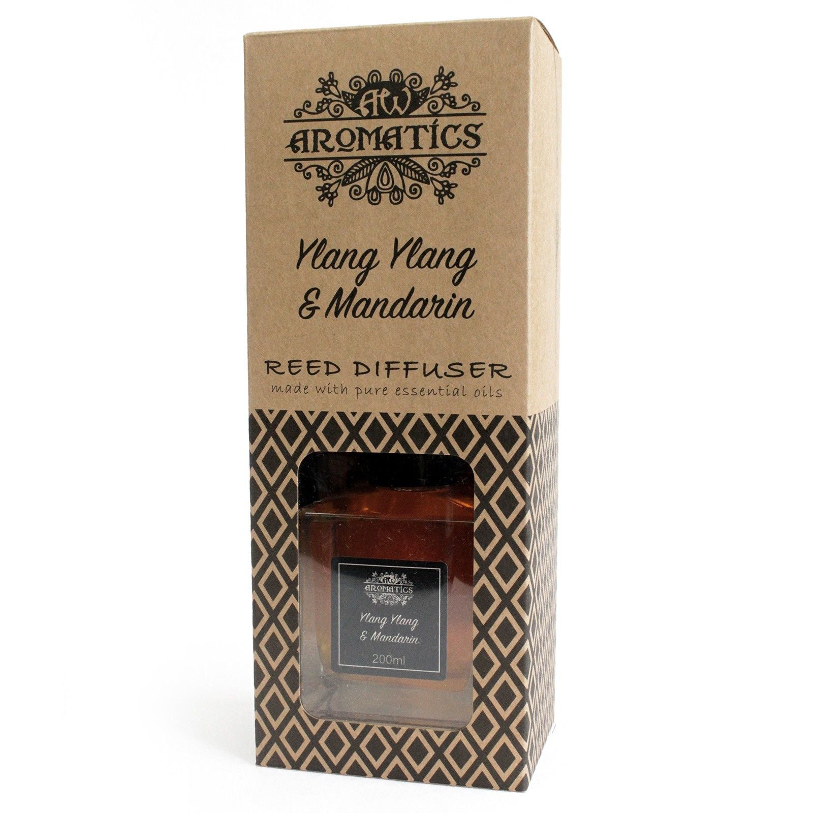Diffuseur à bâtonnets aux huiles essentielles - Ylang-ylang et mandarine