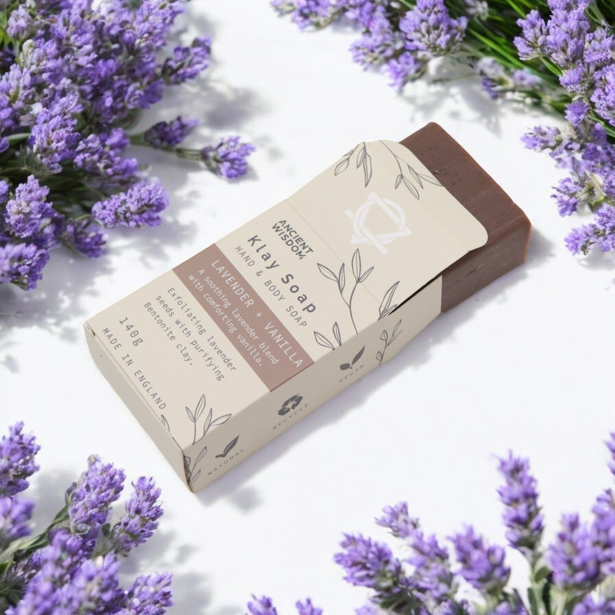 Savon à l'argile - Lavande et vanille