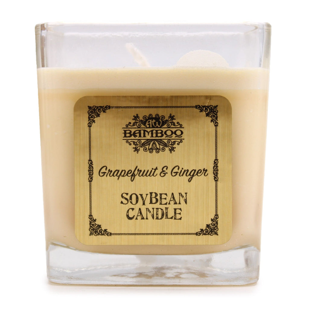 Bougie en cire de soja - Pamplemousse et gingembre