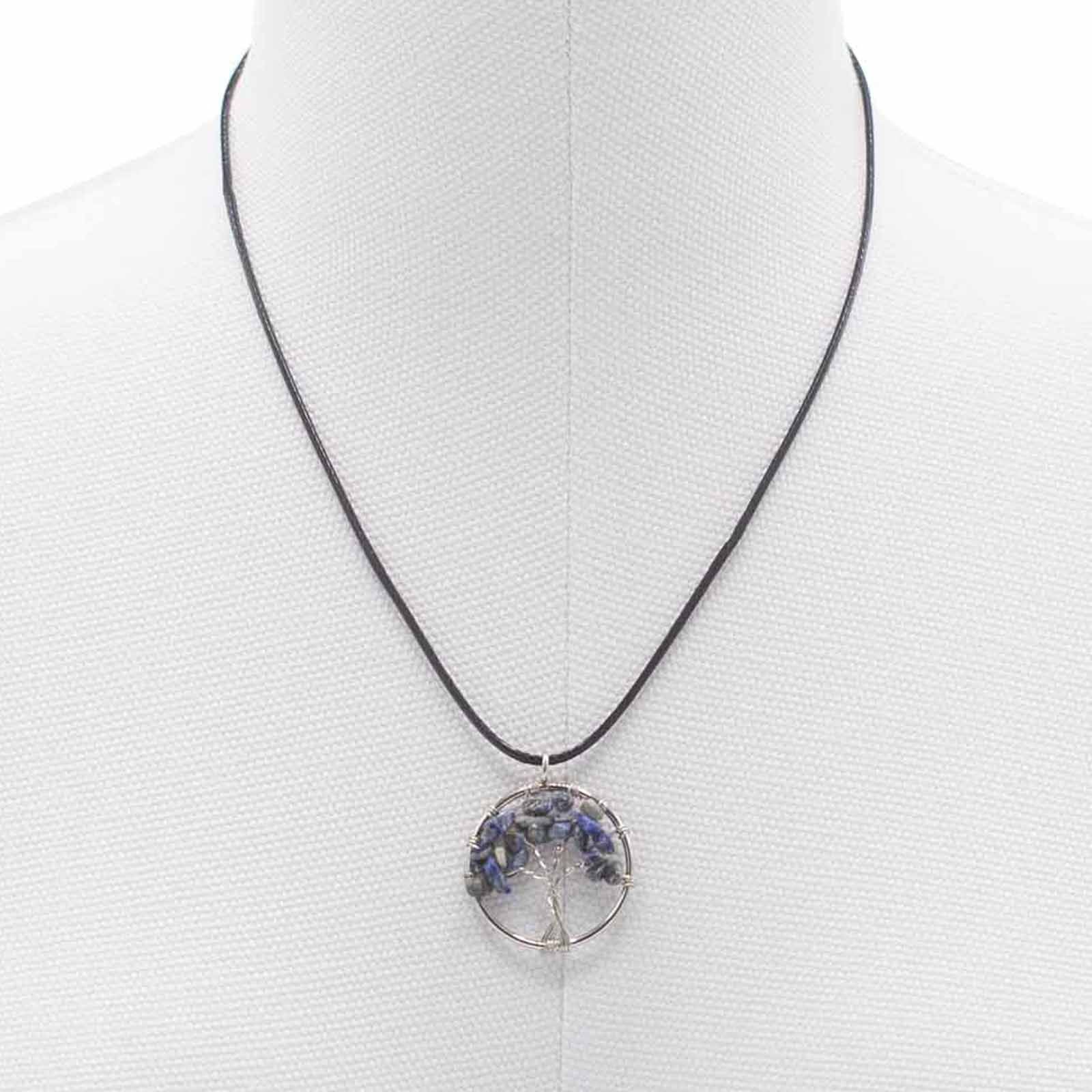 Pendentif Arbre de Vie - Sodalite