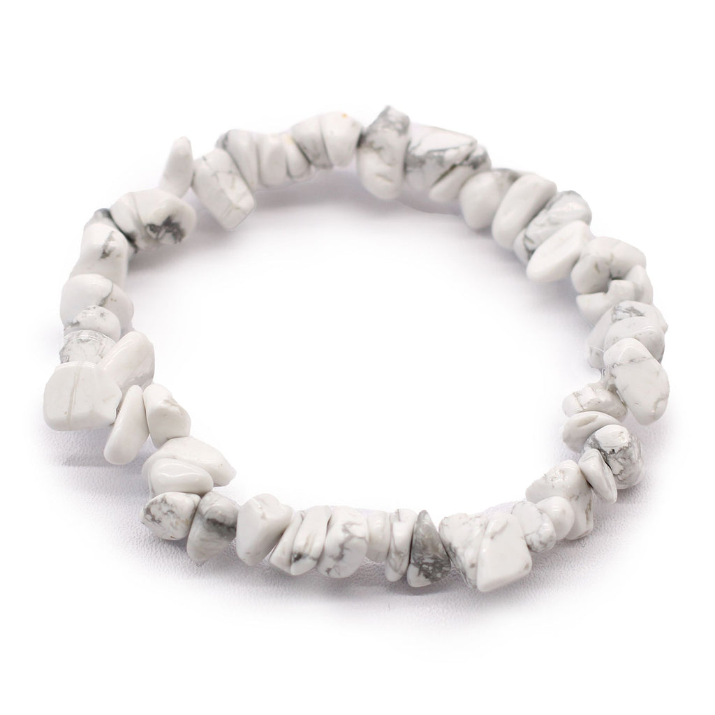Bombe de bain avec bracelet en jaspe blanc
