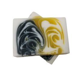 Savon artisanal 1,2 kg - Jour et Nuit - Jaune et Noir