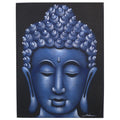 Peinture de Bouddha - Finition sable et bleu