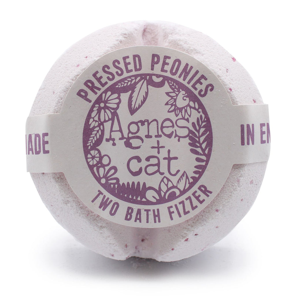 Galet de bain effervescent – Pivoines pressées – Agnes + Cat