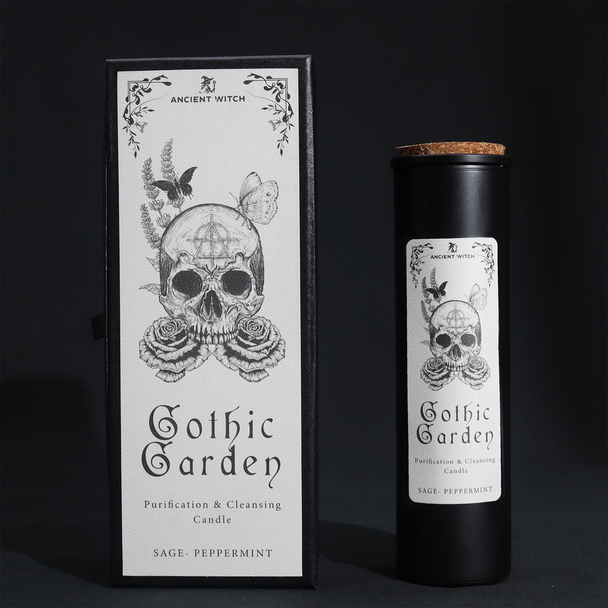 Bougies purificatrices des anciennes sorcières - Jardin gothique