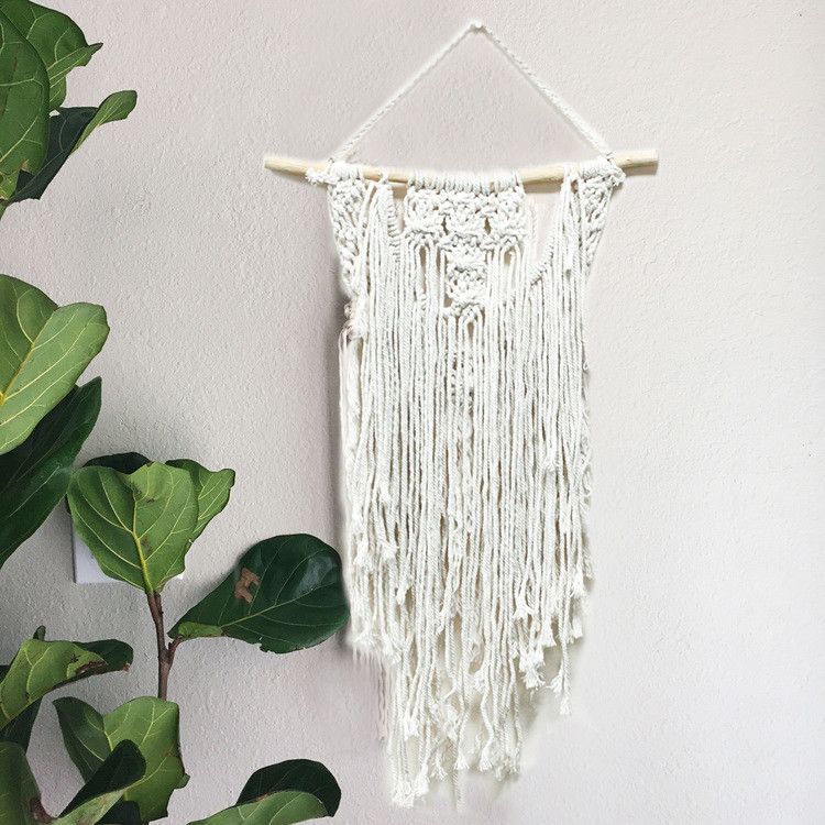 Tapisserie en macramé - Abondance