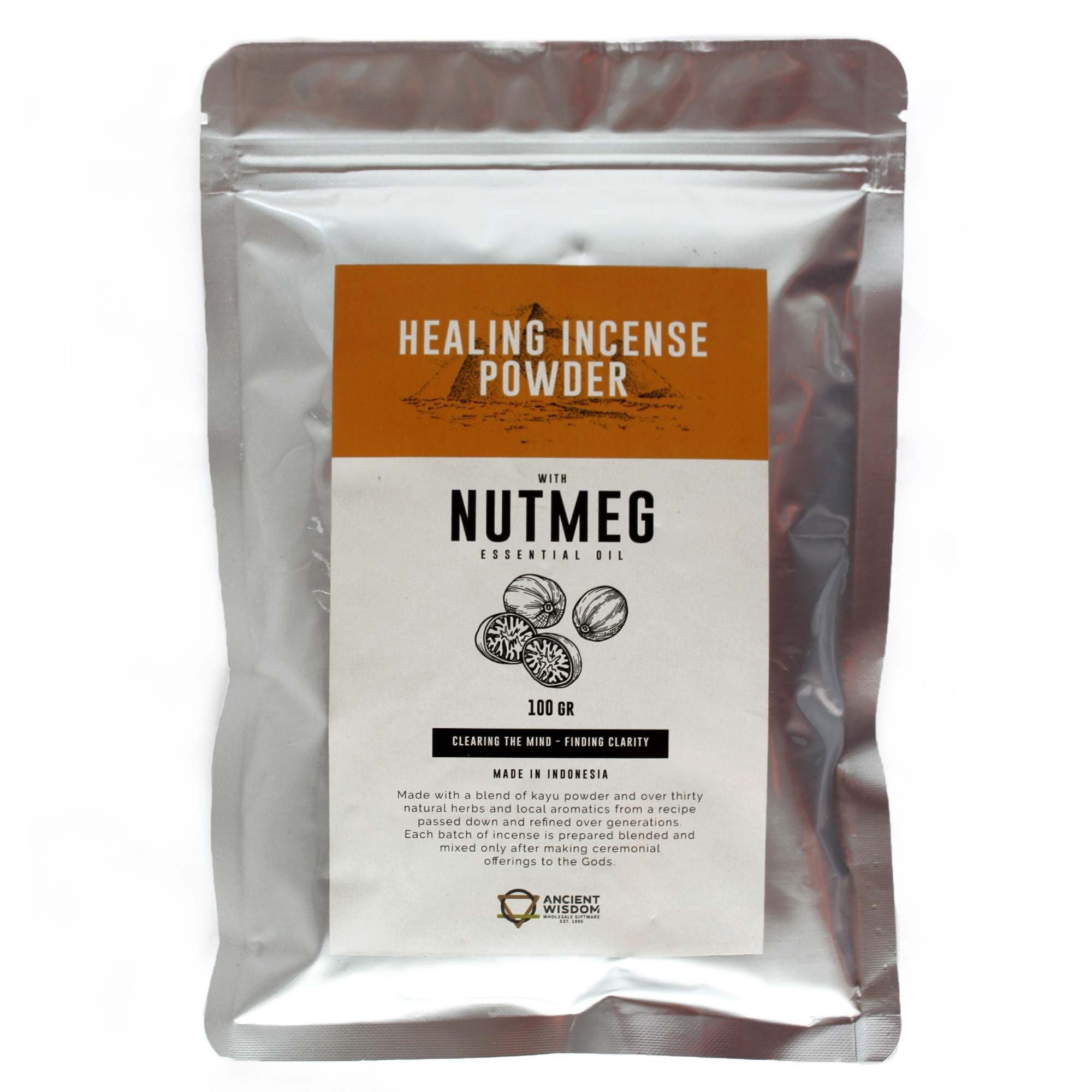 Encens en poudre aux vertus curatives - Noix de muscade 100 g