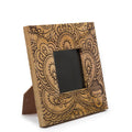 Petit cadre en bois de manguier (pour 10x10cm) 20x20x2cm - Bouddha noir