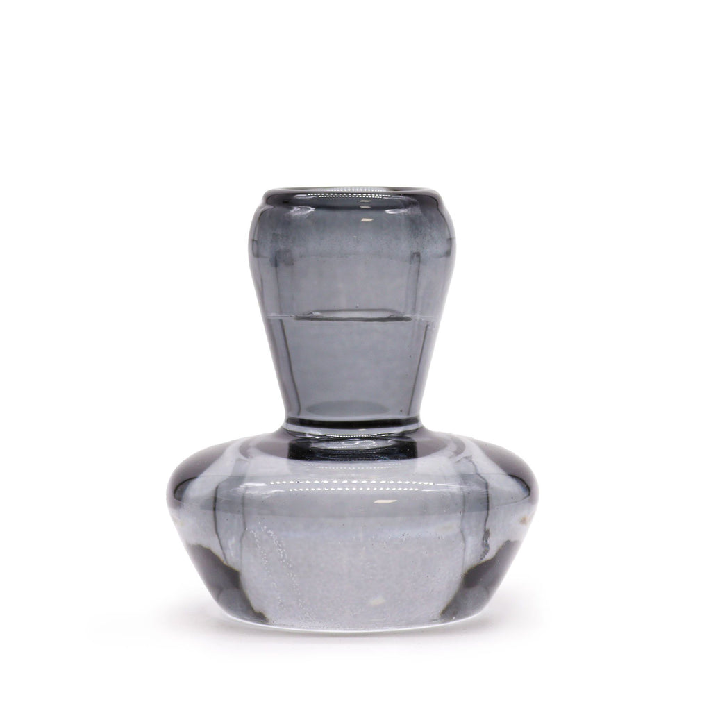 Bougeoir réversible en forme de champignon pour bougie de table/thé - Gris nuit