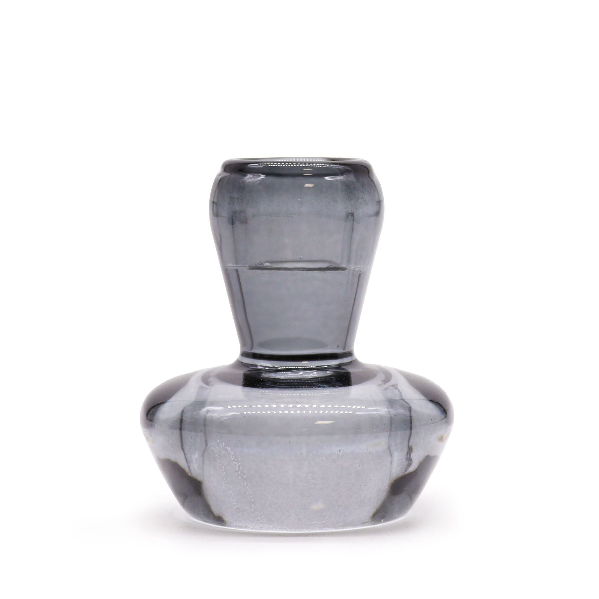 Bougeoir réversible en forme de champignon pour bougie de table/thé - Gris nuit
