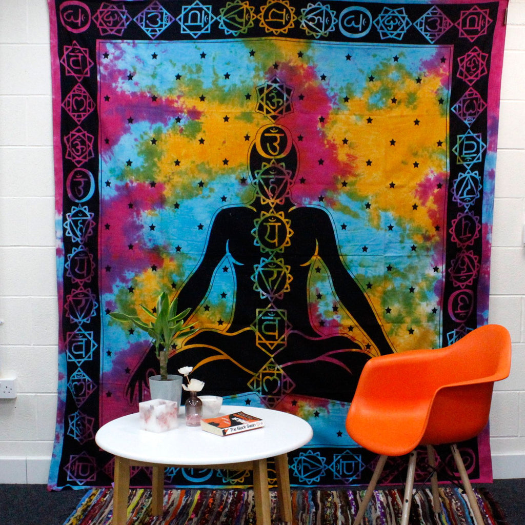 Couette double en coton - Chakra de Bouddha