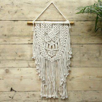Tapisserie en macramé - Abondance