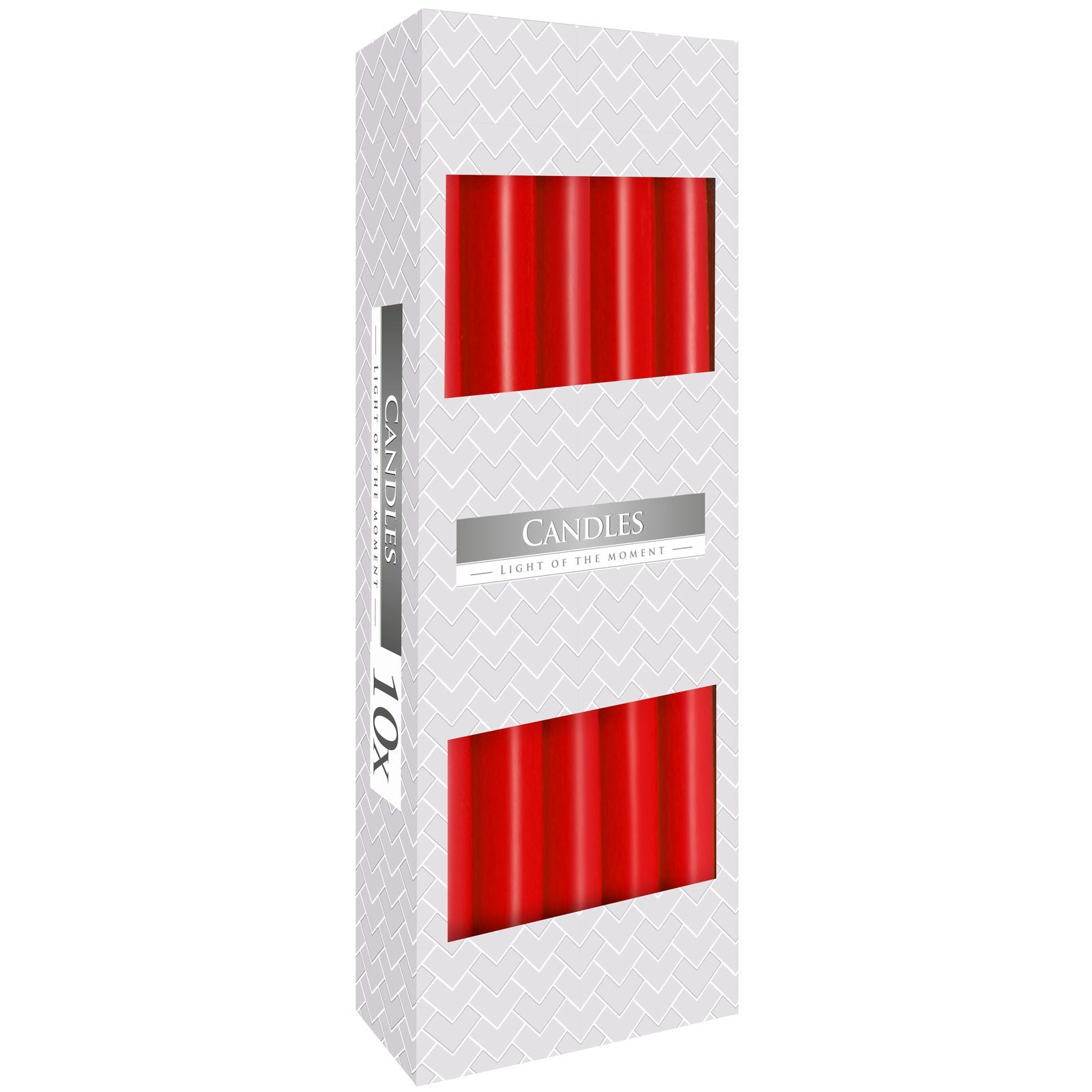 Bougies coniques rouges