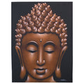 Tableau de Bouddha - Finition cuivre et sable
